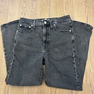 Madewell Black Relaxed Jeans with Classic Fit